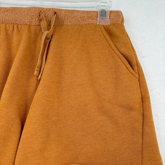 Intimately Free People Lounge Shorts Size S Burnt Orange Pull On Sweat Fleece - Picture 4 of 9